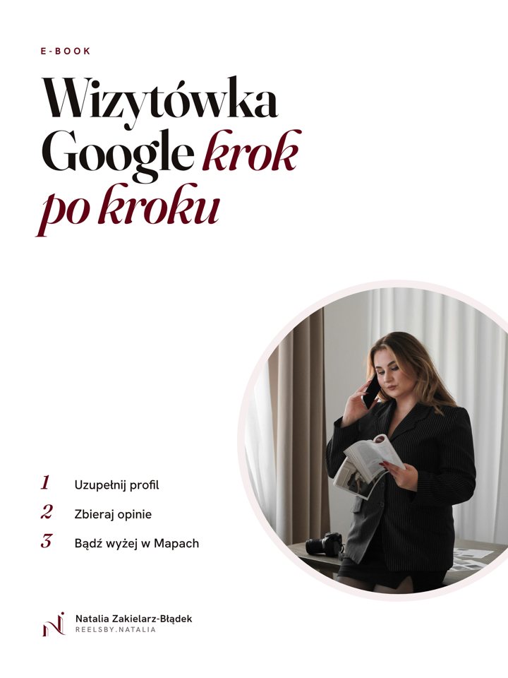Okładka e-booka Wizytówka Google krok po kroku