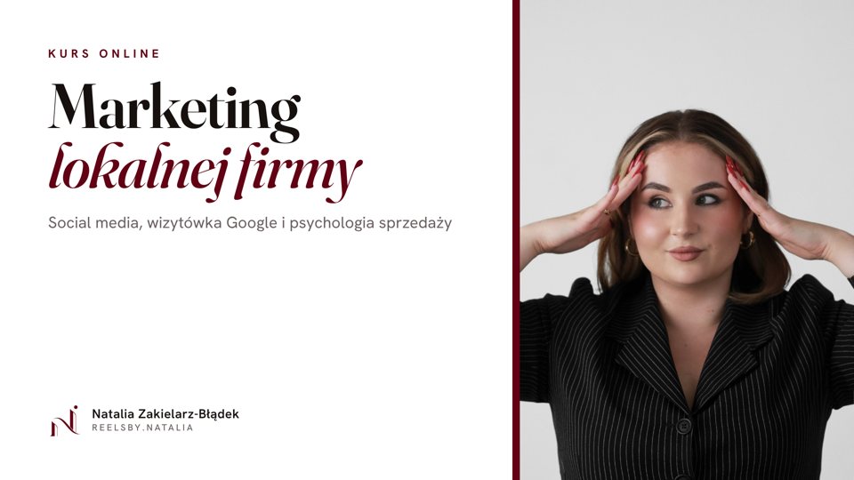 Okładka kursu Marketing lokalnej firmy