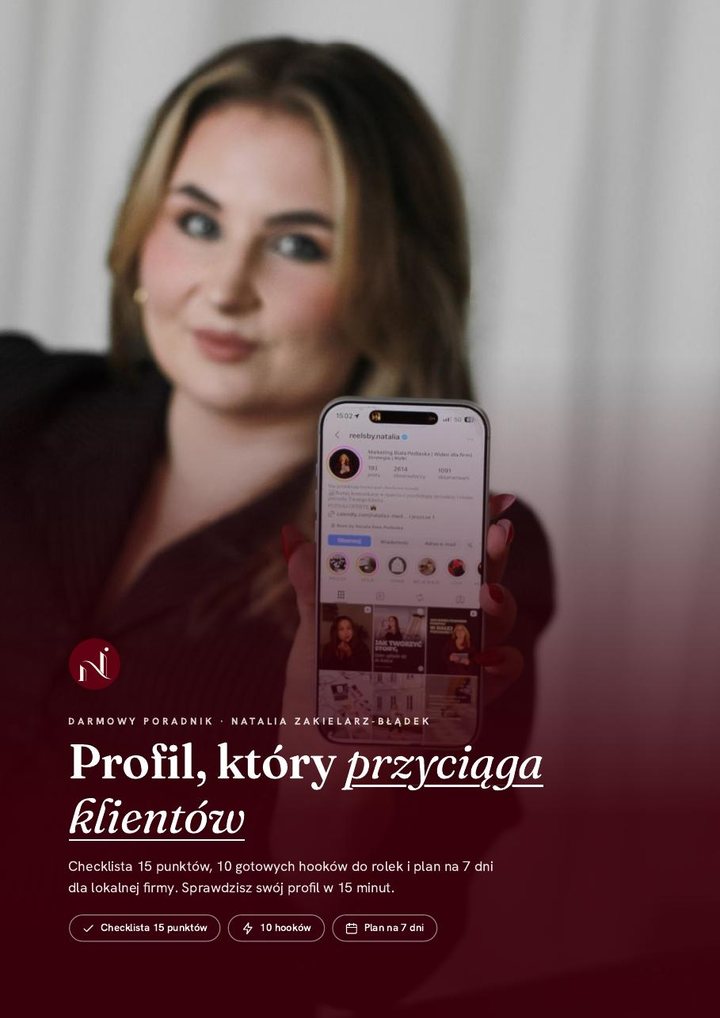 Okładka poradnika Profil, który przyciąga klientów